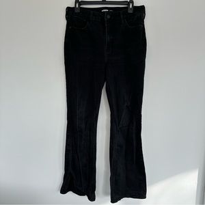 Old Navy Black Flare Jeans Extra High Rise Size 12